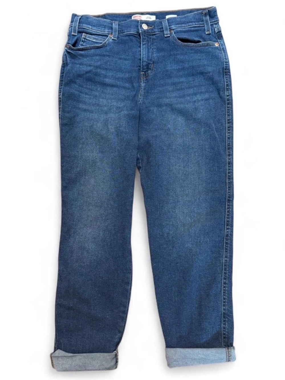 Levi's Dark Blue Denim Jeans with Contrast Stitching